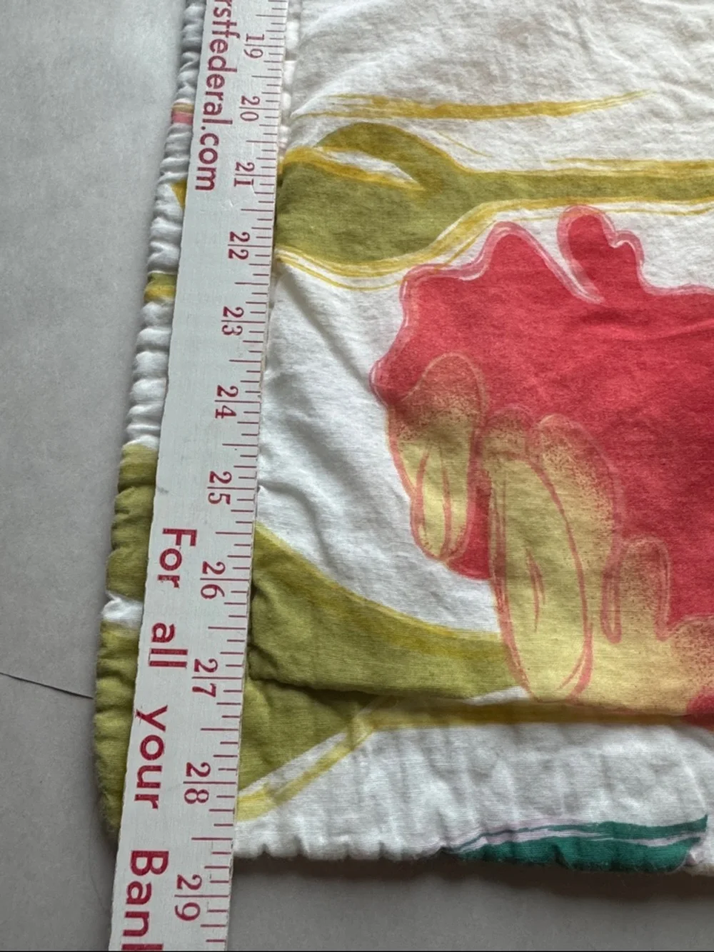 Floral quilted pillow sham standard 100% cotton multi color vibrant cottagecore